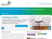 Tablet Screenshot of lifecareassoc.com